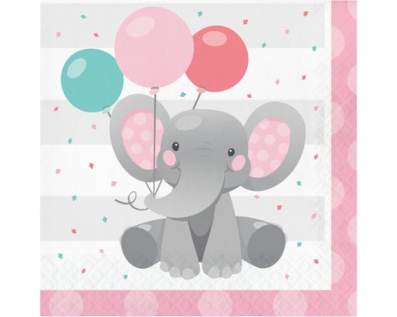 מארז מפיות דגם פילפילון ורוד