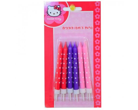 סט נרות ג'מבו גדול הלו קיטי