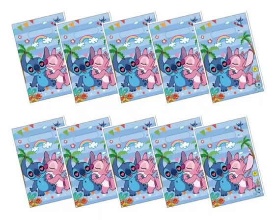 מארז 10 שקיות יום הולדת סטיץ ואנגל
