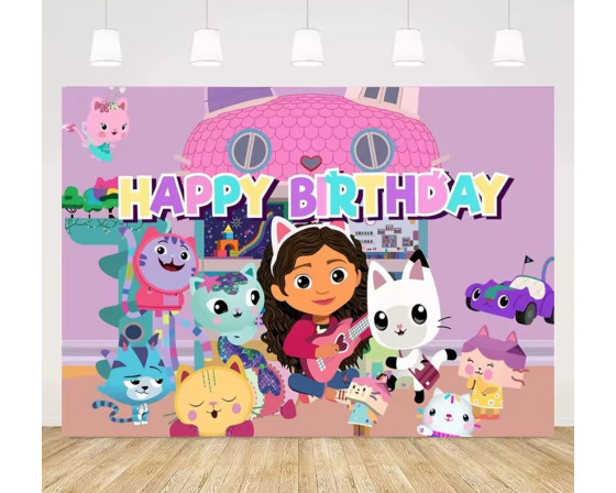 רקע שולחן /צילום מבד ענק דגם בית הבובות של גבי 