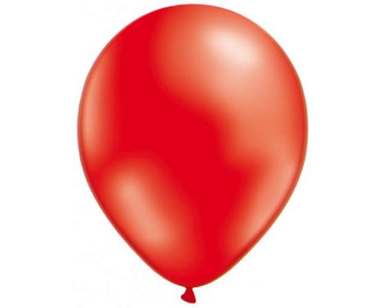 10 בלונים בצבע אדום מטאלי מרהיב