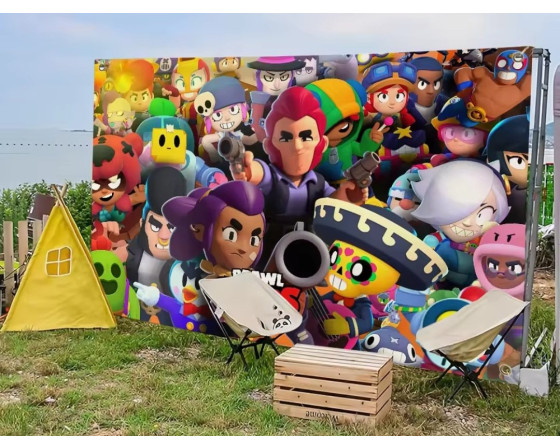 רקע שולחן /צילום מבד ענק דגם ברוואל סטאר דגם 4 