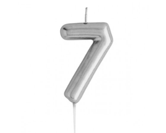נר מספר 7 כסוף