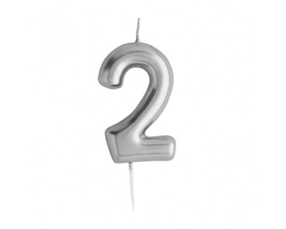 נר מספר 2 כסוף