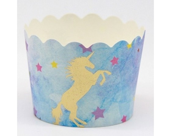 מארז 50 יחידות מאפינס חד קרן מבריק