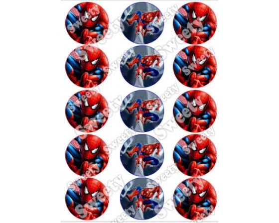 תמונות אכילות של ספיידרמן לקאפקייקס 150