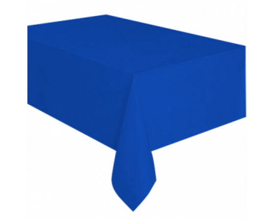 מפת שולחן ניילון צבע כחול