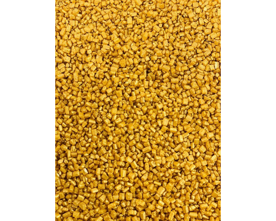 גבישי סוכר זהב מטאלי