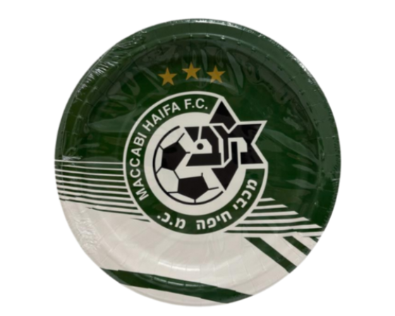 מארז צלחות גדולות מכבי חיפה