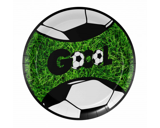 מארז צלחות קטנות כדורגל