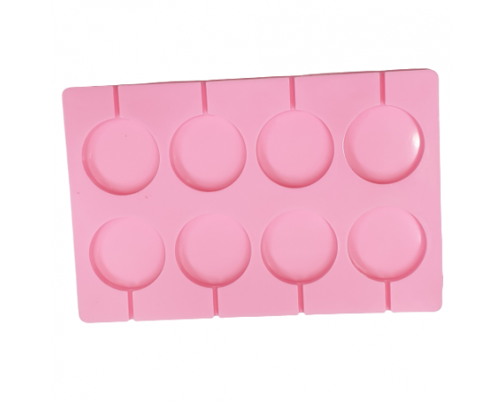 תבנית סילקון איכותית להכנת 8 סוכריות קוטר 5 ס"מ