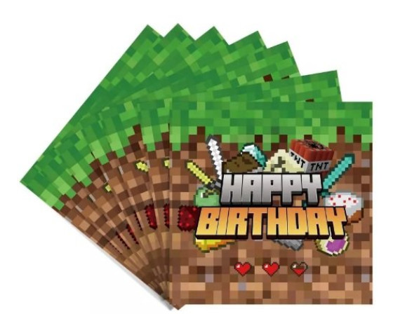 מארז מפיות מיינקראפט