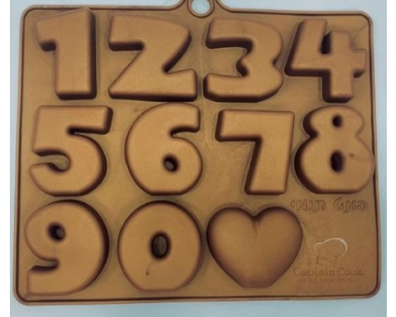 תבנית סיליקון ספרות 