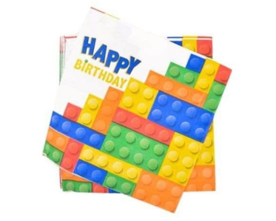 מארז מפיות דגם לגו