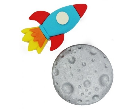 חללית בגלקסיה מבצק סוכר