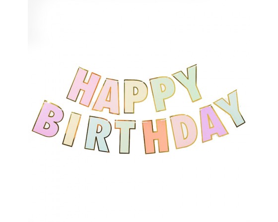 שרשרת פסטל זהב 3 מטר