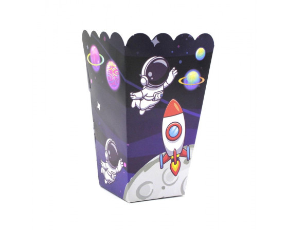 מארז קופסאות פופקורן וחטיפים דגם חלל