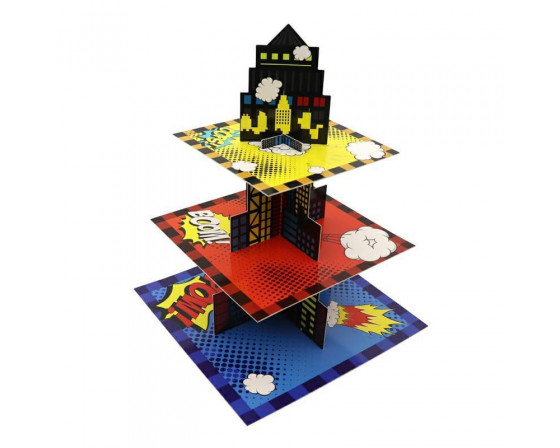 מעמד לקאפקייקס דגם גיבורי על קומיקס