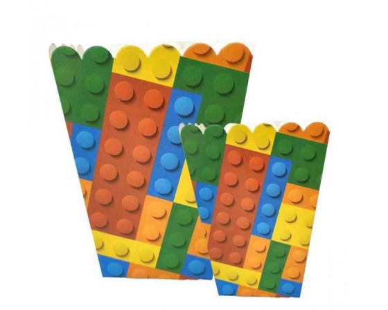 מארז קופסאות פופקורן/חטיפים לגו