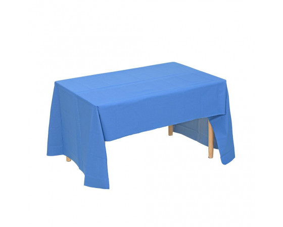 מפת שולחן נייר צבע כחול 