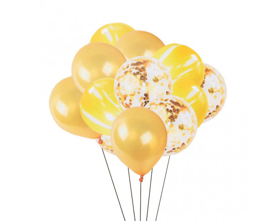 בוקט מרהיב 12 יחידות זהב משוייש