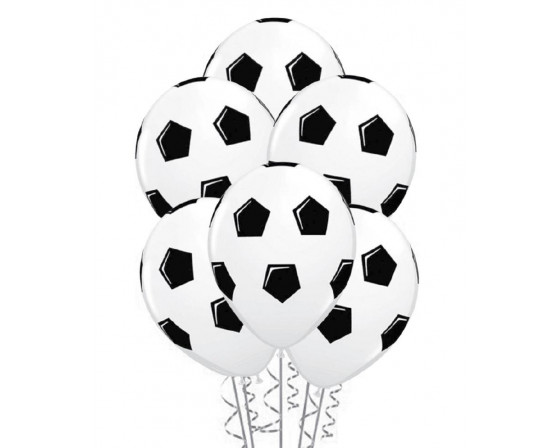 בלוני כדורגל 6 יחידות