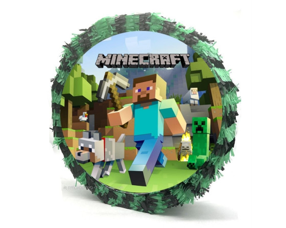 פיניאטה גדולה מיינקראפט