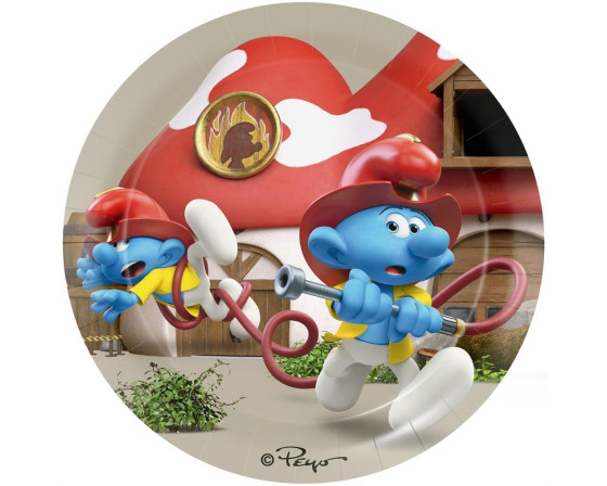 סט צלחות גדולות דרדסים