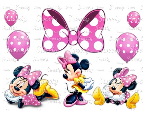 שקף טרנספר לשוקולד דגם מינימאוס ורוד