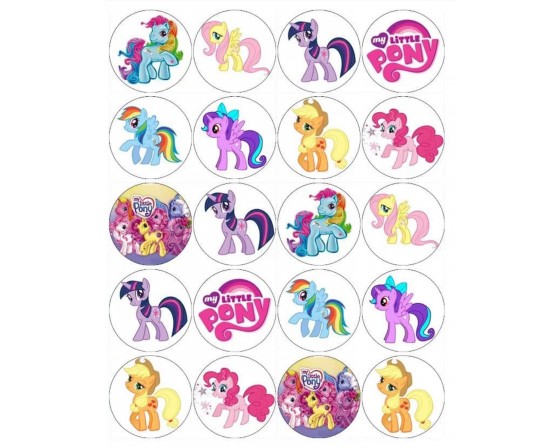 תמונות אכילות לקאפקייקס הפוני הקטן 960