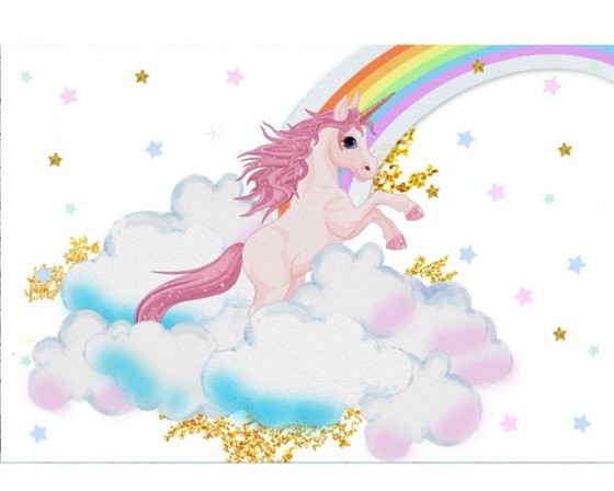 רקע שולחן /צילום דגם חד קרן 3 ענק מבד