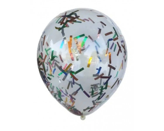 מארז בלוני קונפטי מאורכים צבעוני
