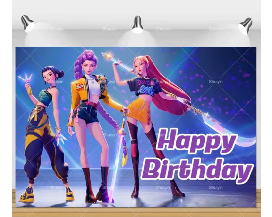 רקע קיר ענק קיי פופ