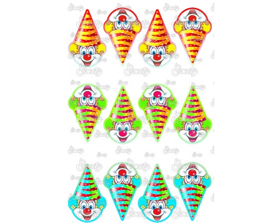 שקף טרנספר ליצנים דגם 55 מתאים לשבלונת ליצנים