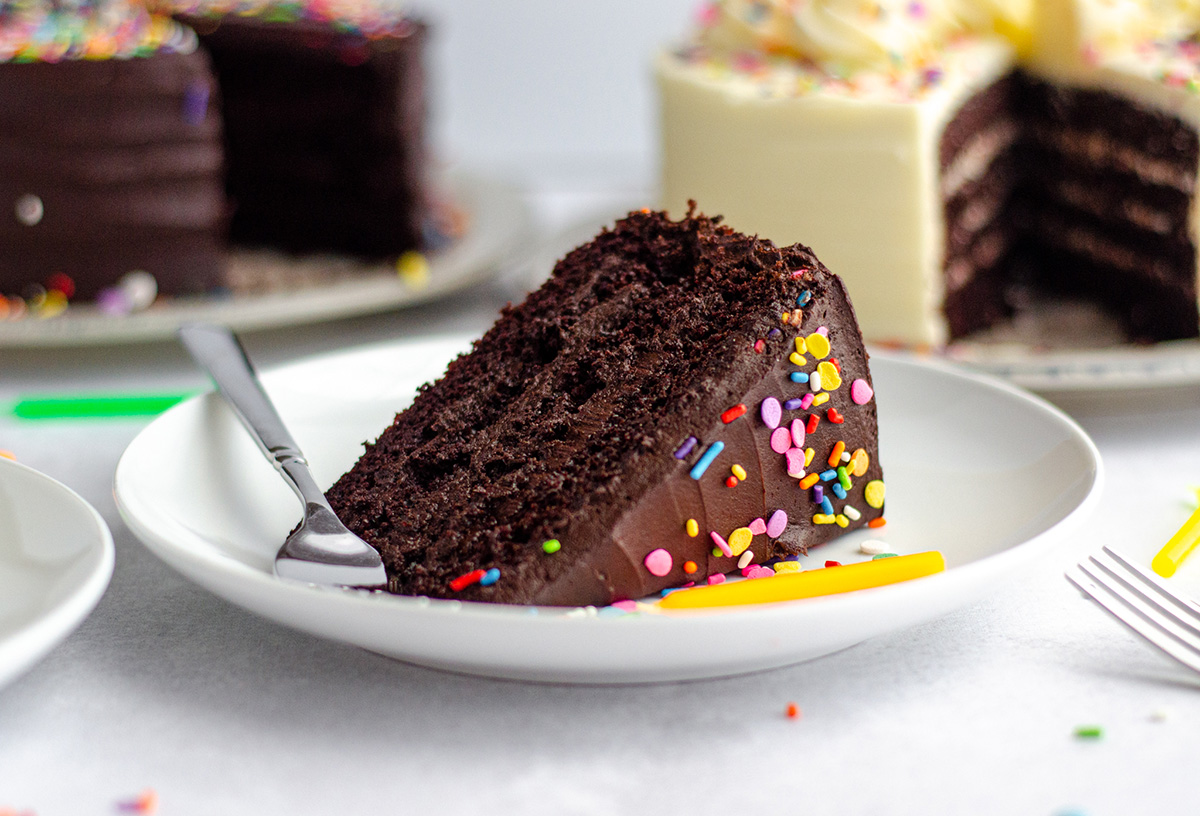 עוגת שוקולד המתאימה לתבנית חד פעמית בינונית